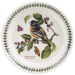 Тарелка обеденная Portmeirion "Ботанический сад. Птицы. Иволга" 25см, Фаянс, Portmeirion, Великобритания