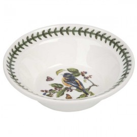 Тарелка для каши Portmeirion "Ботанический сад. Птицы. Иволга"  15см, Фаянс, Portmeirion, Великобритания