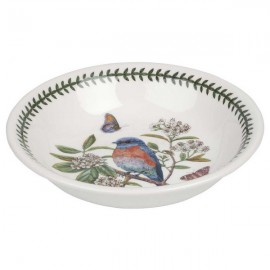 Тарелка для пасты Portmeirion "Ботанический сад. Птицы. Дрозд" 20см, Фаянс, Portmeirion, Великобритания