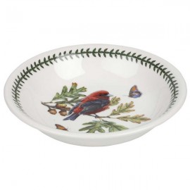 Тарелка для пасты Portmeirion "Ботанический сад.Птицы. Пиранга" 20см, Фаянс, Portmeirion, Великобритания