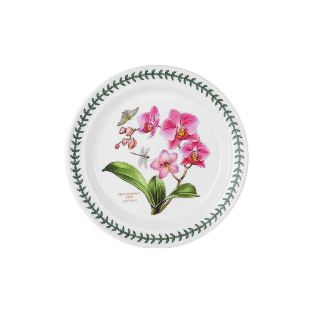 Тарелка обеденная Portmeirion "Ботанический сад. Экзотические цветы. Орхидея" 25см, Фаянс, Portmeirion, Великобритания