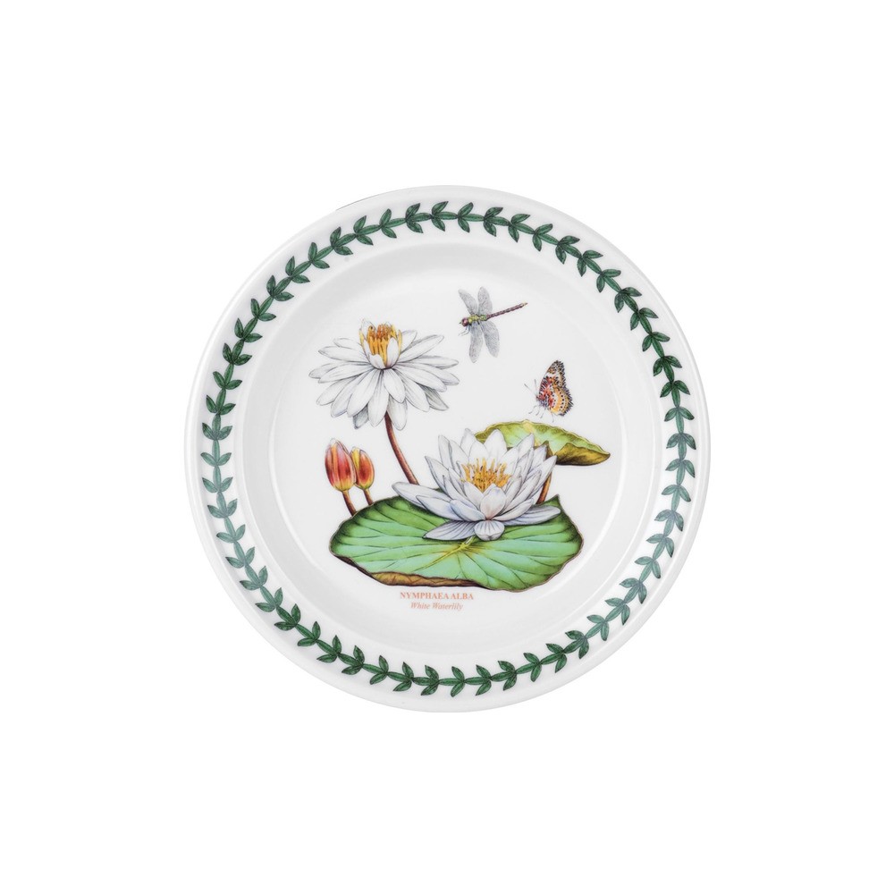 Тарелка пирожковая Portmeirion "Ботанический сад. Экзотические цветы. Лилия" 18см, Фаянс, Portmeirion, Великобритания