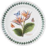 Тарелка пирожковая Portmeirion "Ботанический сад. Экзотические цветы. Райская птица" 18см, Фаянс, Portmeirion, Великобритания