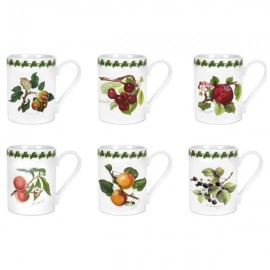 Набор кружек кофейных Portmeirion "Помона" 280 мл, 6 шт, Фаянс, Portmeirion, Великобритания