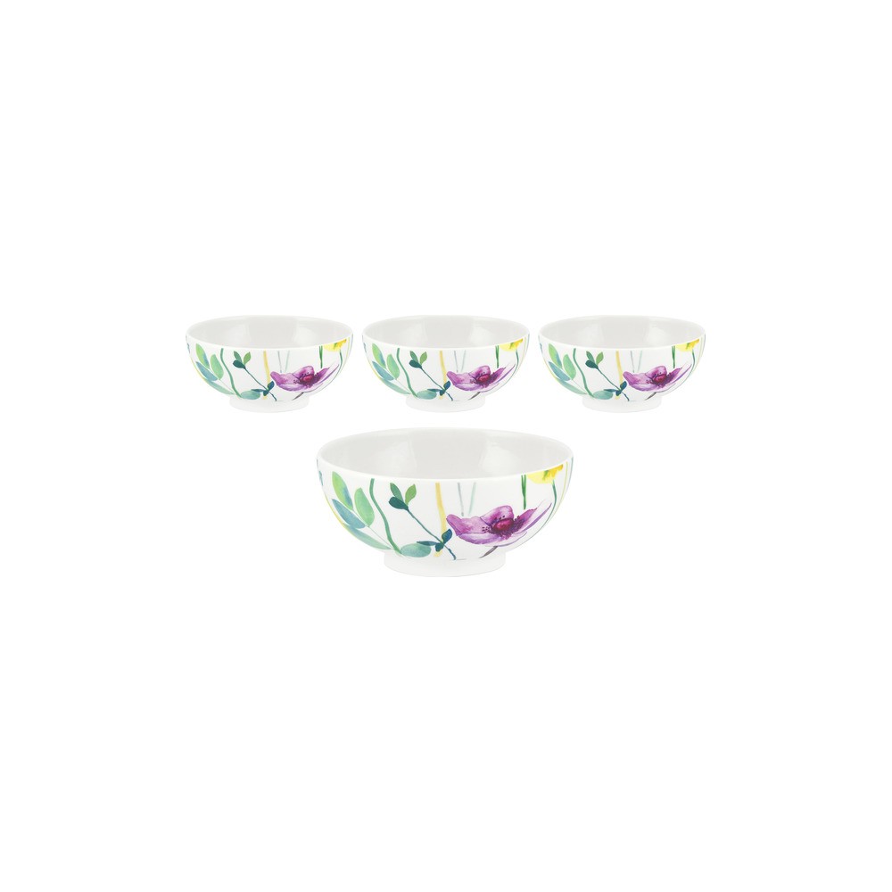 Набор салатников индивидуальных Portmeirion "Водный сад" 15см, 4 шт, , Portmeirion, Великобритания