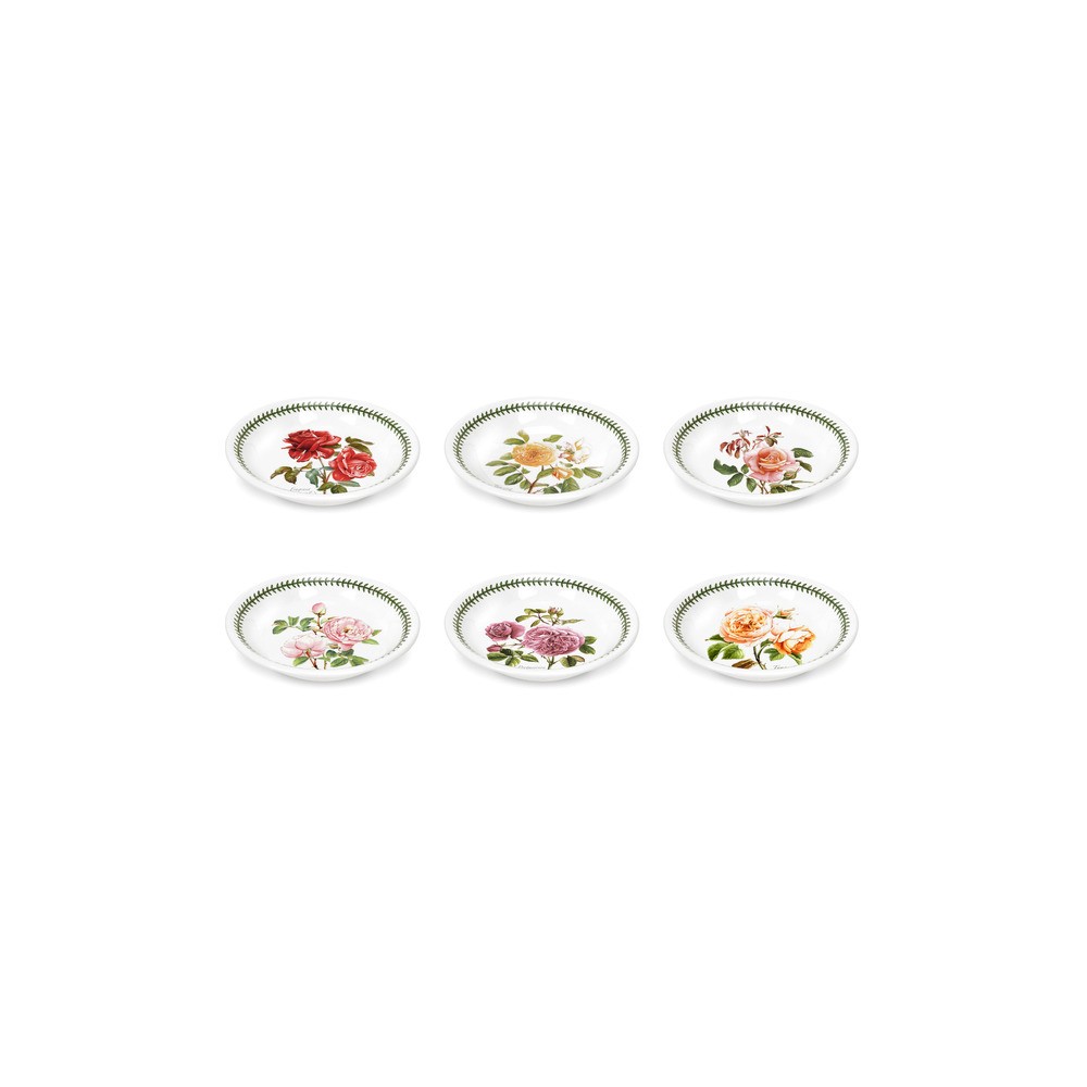 Набор тарелок для пасты Portmeirion "Ботанический сад. Розы" 20см, 6 см, Фаянс, Portmeirion, Великобритания