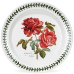 Тарелка десертная Portmeirion "Ботанический сад. Розы.Ароматное облако,красная роза" 18см, Фаянс, Portmeirion, Великобритания