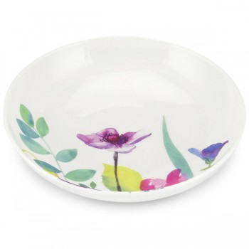 Тарелка для пасты Portmeirion "Водный сад" 22см, Фарфор, Portmeirion, Великобритания