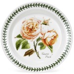 Тарелка обеденная Portmeirion "Ботанический сад. Розы. Тамора, персиковая роза" 25см, Фаянс, Portmeirion, Великобритания