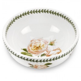 Салатник Portmeirion "Ботанический сад. Розы. Тамора, персиковая роза" 20см, Фаянс, Portmeirion, Великобритания