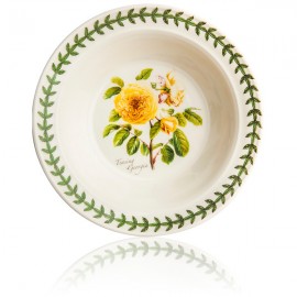 Тарелка для каши Portmeirion "Ботанический сад. Розы.Джорджия, желтая роза" 15см, Фаянс, Portmeirion, Великобритания