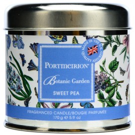 Свеча в жестяной банке Portmeirion "Ботанический сад. Душистый горошек" 7см, Воск, Portmeirion, Великобритания