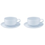 Набор чашек чайных с блюдцем Portmeirion "Выбор Портмейрион" 340мл, 2 шт (голубой), Фарфор, Portmeirion, Великобритания