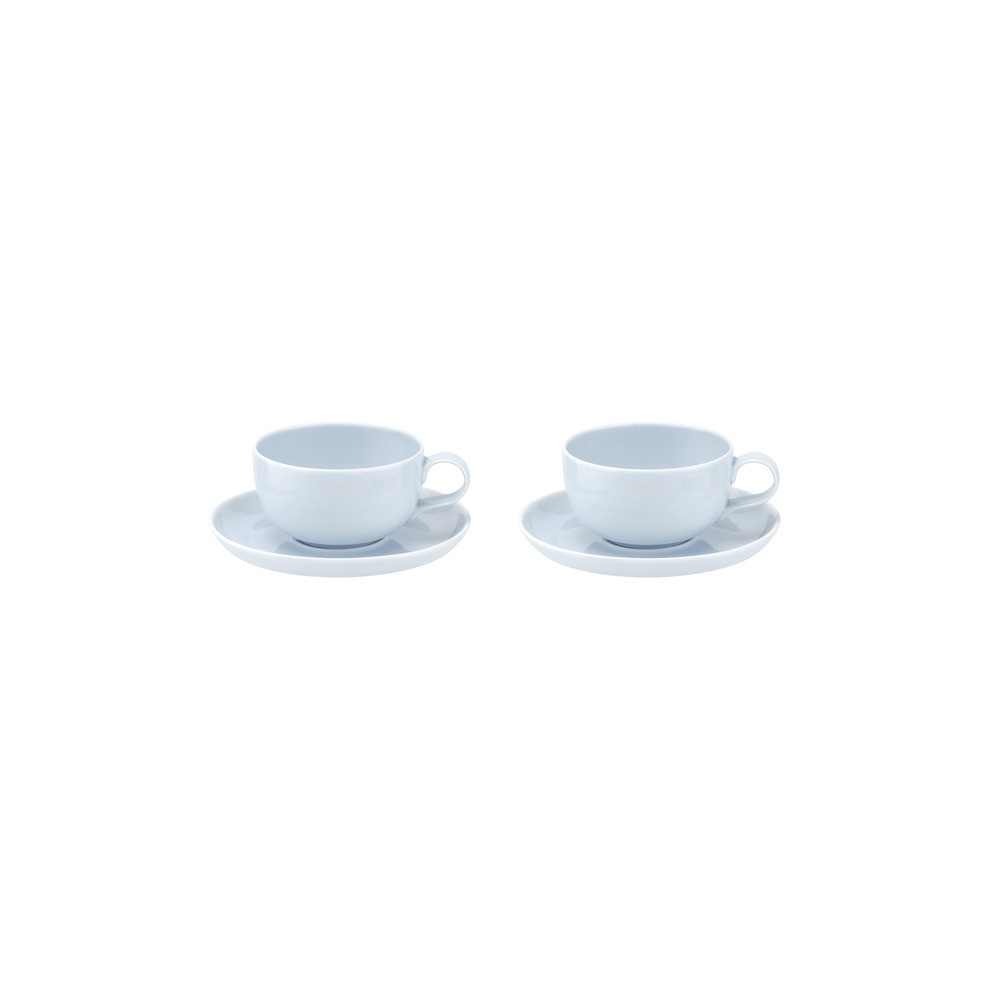 Набор чашек чайных с блюдцем Portmeirion "Выбор Портмейрион" 250мл, 2 шт (голубой), Фарфор, Portmeirion, Великобритания