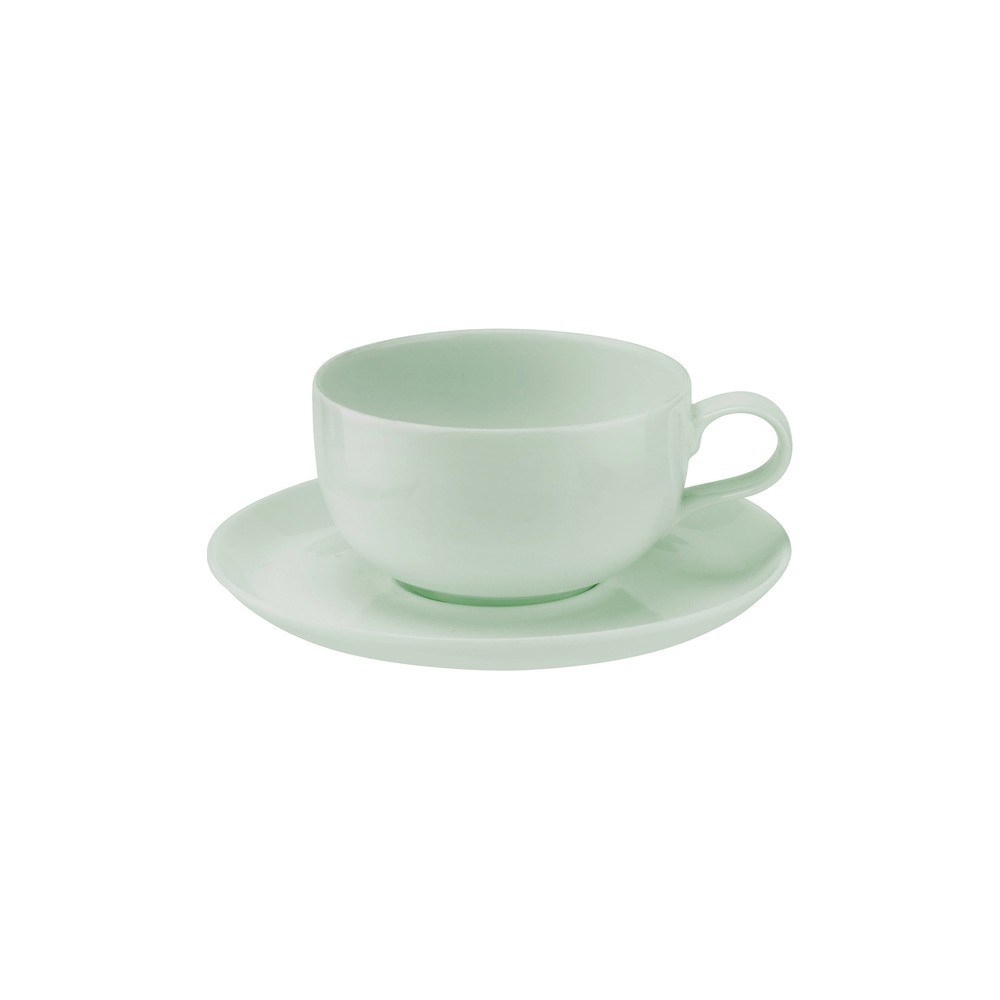 Чашка чайная с блюдцем Portmeirion "Выбор Портмейрион" 340мл (зеленая), Фарфор, Portmeirion, Великобритания
