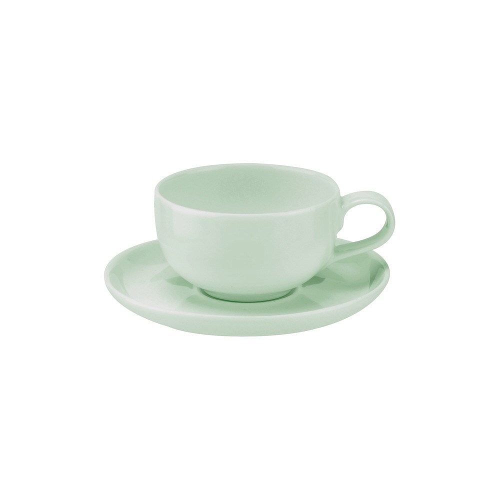 Чашка чайная с блюдцем Portmeirion "Выбор Портмейрион" 100мл (зеленая), Фарфор, Portmeirion, Великобритания