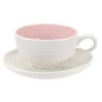 Чашка чайная с блюдцем Portmeirion "Софи Конран для Портмейрион" 200мл (розовая), Фарфор, Portmeirion, Великобритания