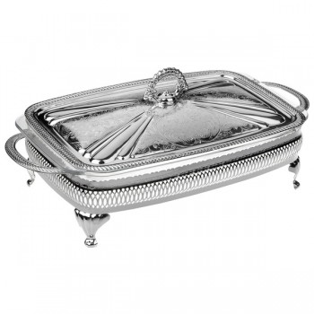 Мармит прямоугольный с крышкой Queen Anne 37х20см, Сталь нержавеющая, Queen Anne, Великобритания