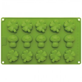 Формочки для выпечки Birkmann "Грибы и листья" (15 фигурок), Силикон, RBV Birkmann, Германия