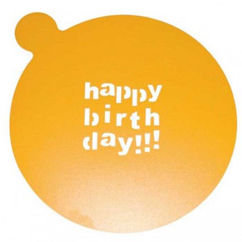 HB Шаблон для украшения выпечки С Днем Рождения, полипропилен, RBV Birkmann, Германия