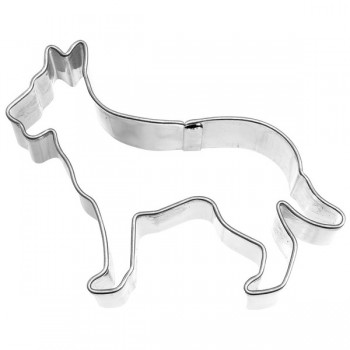 Формочка для выпечки Birkmann "Немецкая овчарка" 6,5см, Сталь нержавеющая, RBV Birkmann, Германия