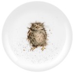 Тарелка закусочная 20см "Забавная фауна" "Сова", Фарфор костяной, Royal Worcester, Великобритания