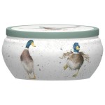 Свеча в жестяной банке 9см "Забавная фауна" "Утка", Воск, Royal Worcester, Великобритания