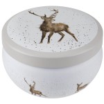 Свеча в жестяной банке 9см "Забавная фауна" "Олень", Воск, Royal Worcester, Великобритания
