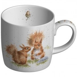 Кружка 310мл "Белочки подружки", Фарфор, Royal Worcester, Великобритания