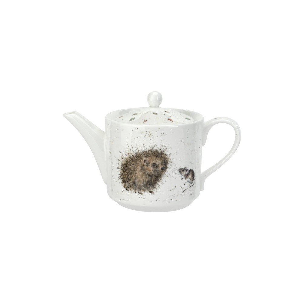 Чайник 0,6л "Забавная фауна" "Ёжик и мышки", Фарфор, Royal Worcester, Великобритания