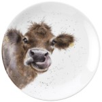 Тарелка десертная 16,5см "Забавная фауна" "Корова", Фарфор, Royal Worcester, Великобритания