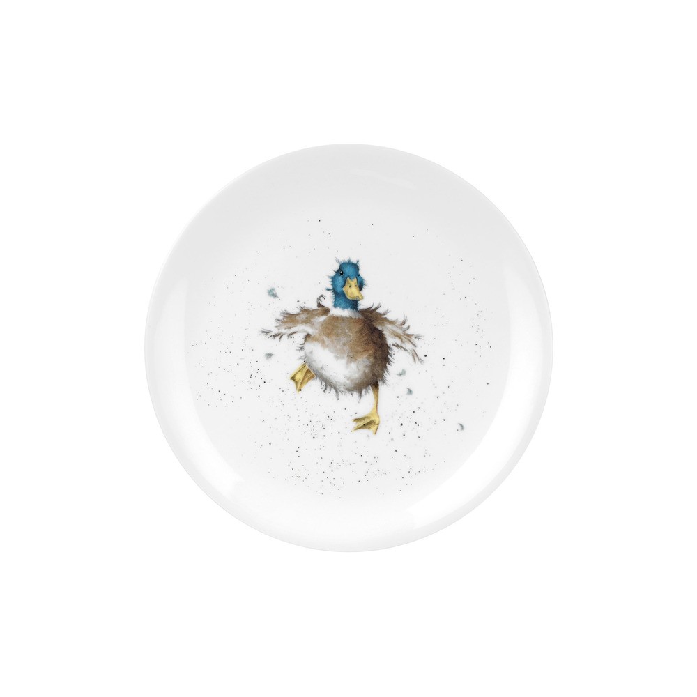 Тарелка закусочная 20см "Забавная фауна" "Утенок", Фарфор, Royal Worcester, Великобритания