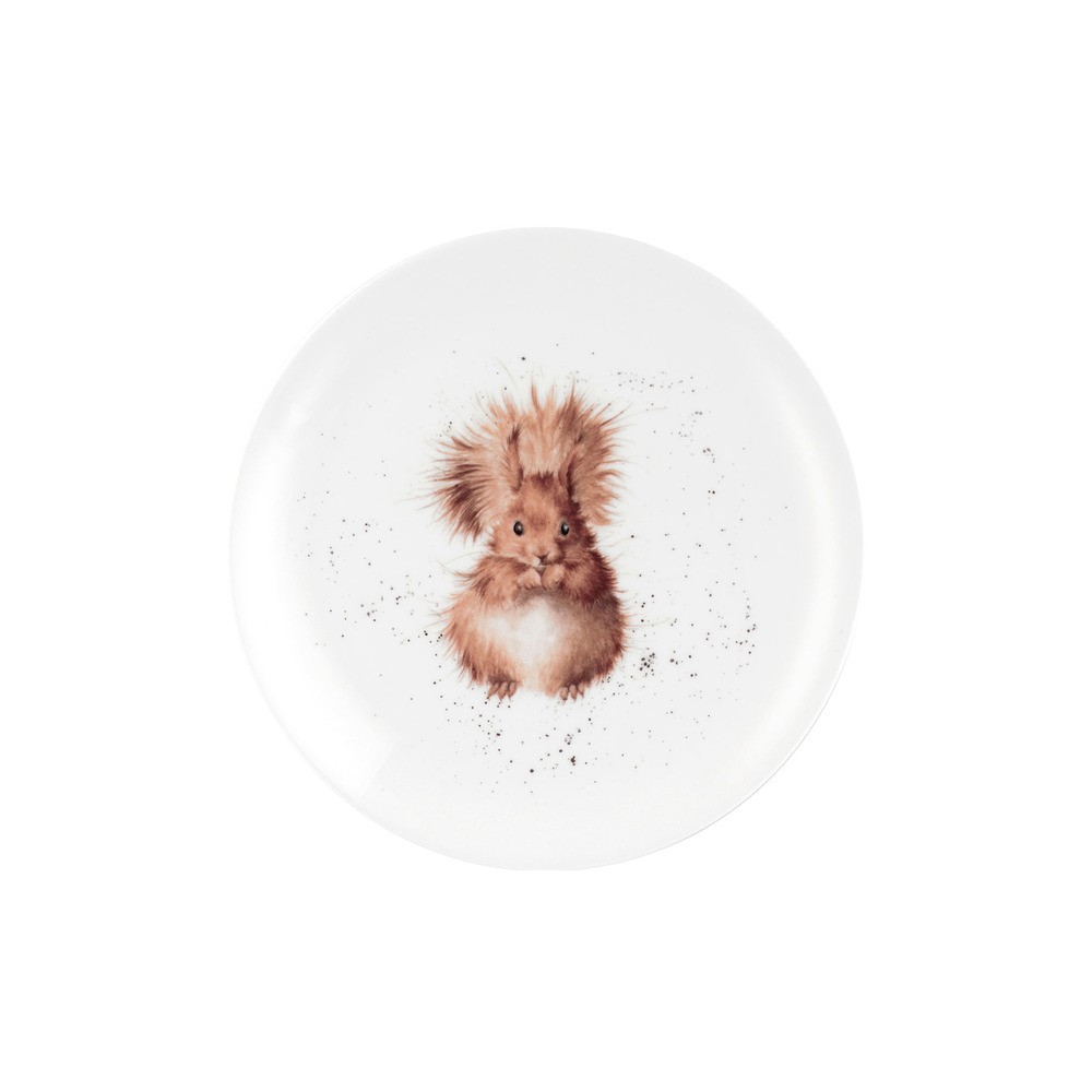 Тарелка закусочная 20см "Забавная фауна" "Белка", Фарфор, Royal Worcester, Великобритания