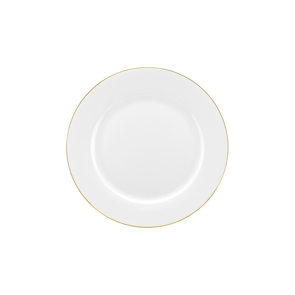 Набор из 4 тарелок закусочных Royal Worcester "Интуиция.Золотой кант" 20см, Фарфор костяной, Royal Worcester, Великобритания