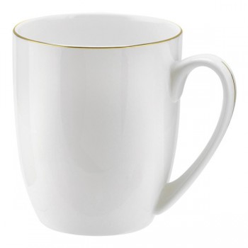 Набор из 4 кружек Royal Worcester "Интуиция.Золотой кант" 350мл, Фарфор костяной, Royal Worcester, Великобритания