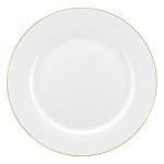 Тарелка закусочная Royal Worcester "Интуиция.Золотой кант" 20см, Фарфор костяной, Royal Worcester, Великобритания