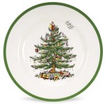 Набор из 4 тарелок обеденных 27см "Рождественская ель", Фаянс, Spode, Великобритания