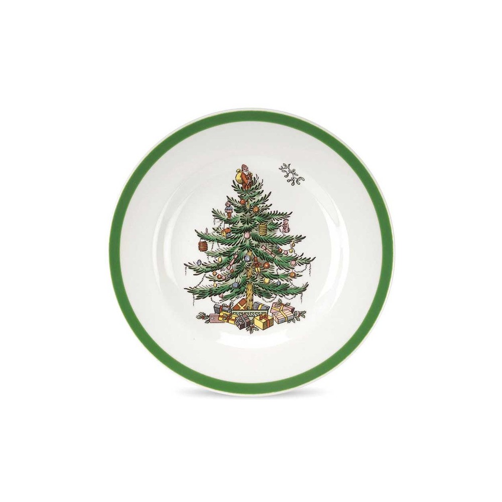 Тарелка пирожковая 15см "Рождественская ель", Фарфор, Spode, Великобритания