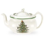 Чайник 1,3л "Рождественская ель", Фаянс, Spode, Великобритания