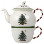 Набор чайный 450мл "Эгоист" "Рождественская ель", Фарфор, Spode, Великобритания