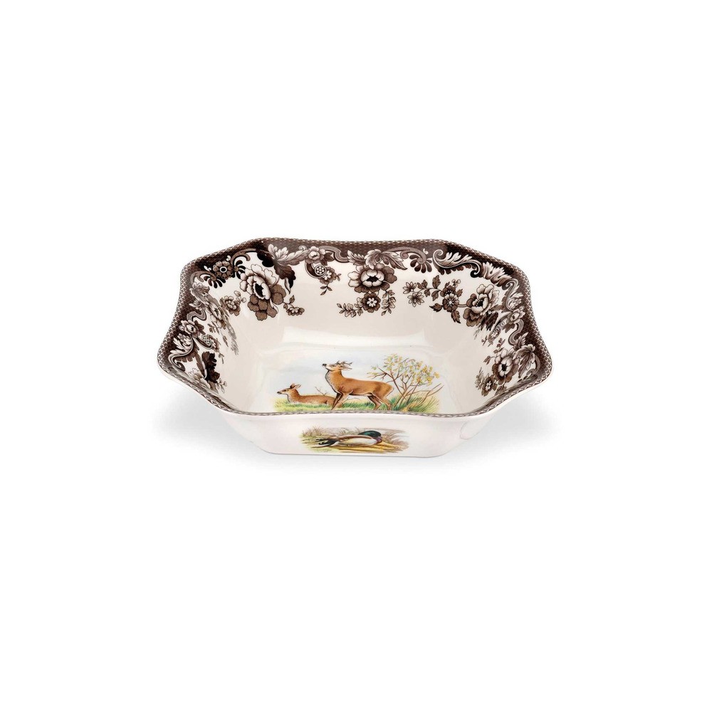 Салатник 23,5см "Английские охотничьи мотивы", Фаянс, Spode, Великобритания