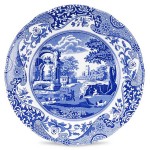 Набор из 4 тарелок закусочных 20см "Голубая Италия", Фаянс, Spode, Великобритания