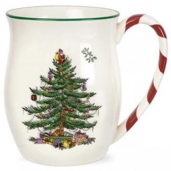 Набор из 4 кружек 400мл "Рождественская ель", Фарфор, Spode, Великобритания