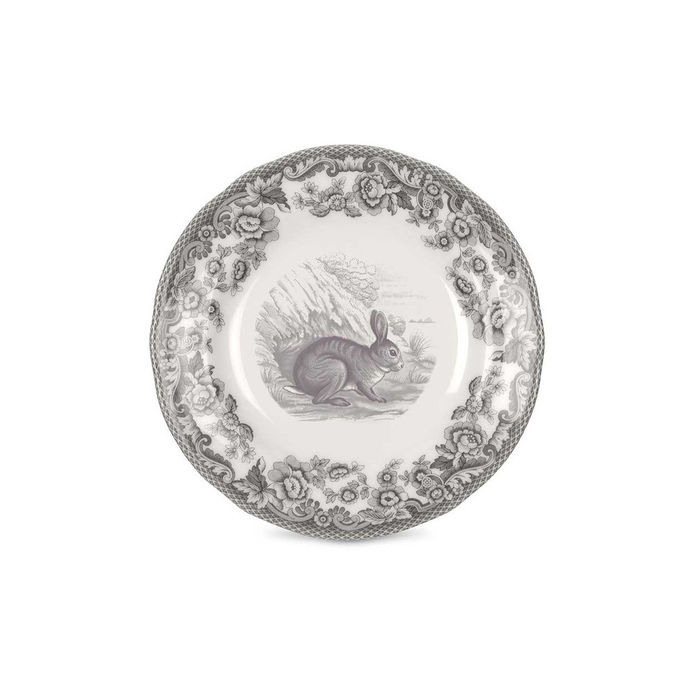 Тарелка пирожковая 15см "Заяц" "Деламер, сельские мотивы", Фарфор, Spode, Великобритания