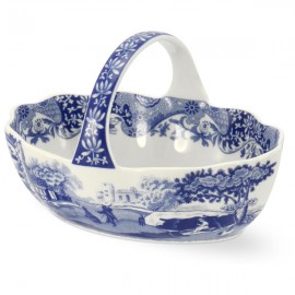 Корзинка с ручкой 15см "Голубая Италия", Фаянс, Spode, Великобритания