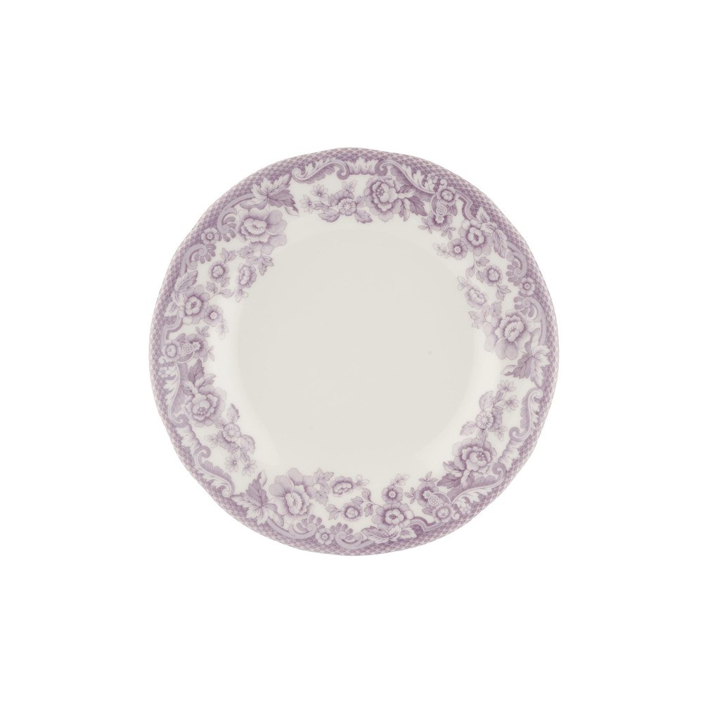 Тарелка пирожковая 15см "Деламер, сельские мотивы" (розовая), Фарфор, Spode, Великобритания