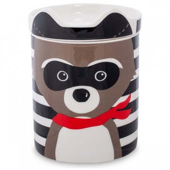Кружка с крышкой детская "Енот", Фарфор, TOPCHOICE, Гонконг