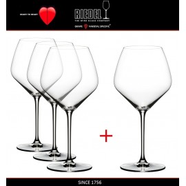 Набор бокалов для красных вин Pinot Noir, 4 шт, объем 770 мл, машинная выдувка, Heart to Heart, RIEDEL