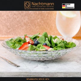 Низкое блюдо-салатник BOSSA NOVA, D 25 см, бессвинцовый хрусталь, Nachtmann