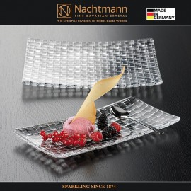 Блюдо BOSSA NOVA для закусок, 28x28 см, бессвинцовый хрусталь, Nachtmann